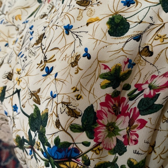 THE SILK Collection floral button down shirt size 18 The White Pine Company - Picture 5 of 16